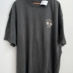 American Eagle LA Grey Tee NWT